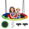 40 Inch Flying Saucer Tree Swing with 2 Hanging Straps for Kids